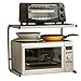 LIZANAN rack Rack Support de rangement 1 for plancher à micro-rack Finition Cuisine créative grille de four d'angle rack Support de rangement (Couleur: GRIS, Taille: 52,5 * 36,5 * 43.5cm) micro-ondes