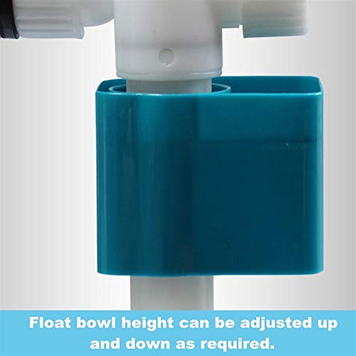 Mecanisme de chasse d'eau robinet flotteur WC G1/2 alimentation laterale - 8