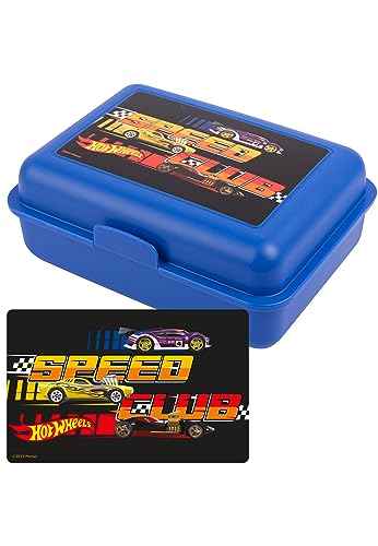 United Labels Hot Wheels Speed Club - Fiambrera para niños, con divisor, color azul