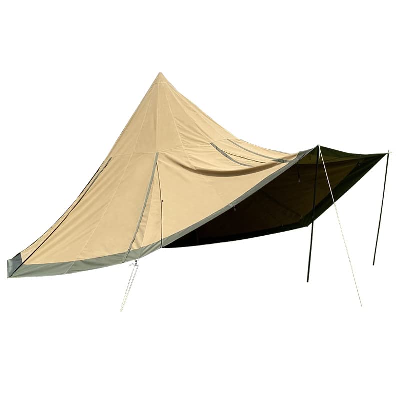 Carpa tipi impermeable para 8 personas 4 estaciones 600x600x350cm miniatura 1