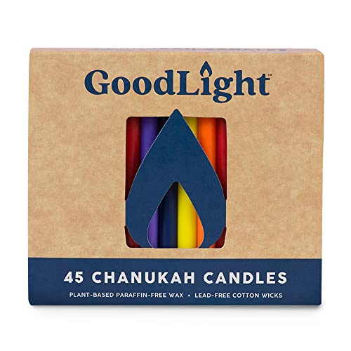 Goodlight Chanukah (Multicolor) 45 Candles, 45 Ct #TOP10