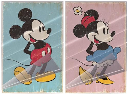 Mickey Mouse & Minnie Mouse - 2 Piece Comic Poster