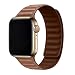 Produktbild Jinlida kompatibel mit Apple Watch Armband 38mm 40mm, Lederband mit Ersatzband kompatibel für iWatch Serie 6/5/4/3/2/1/SE(Braun)