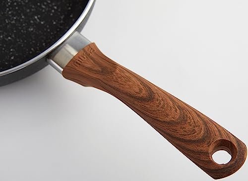 IMUSA-USA-Woodlook-8-Black-Stone-Fry-Pan-Handle-and-Speckled-Nonstick-Interior-8