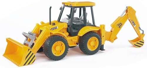 Bruder 2428 JCB 4CX Backhoe Loader Yellow/ Black