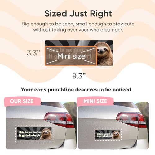 Image of Yoppix 10PCS Funny Cat Meme Car Bumper Magnets, Cute Animal Magnetic Bumper Decals for Adult Magnetic Car Stickers for Vehicles and Trucks