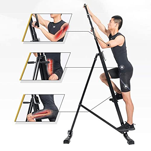 Image of Vertical Mountaineer Stepper Vertical Climber Fitness Folding Exercise Climbing Machine Folding, Max Load 300KG, Height