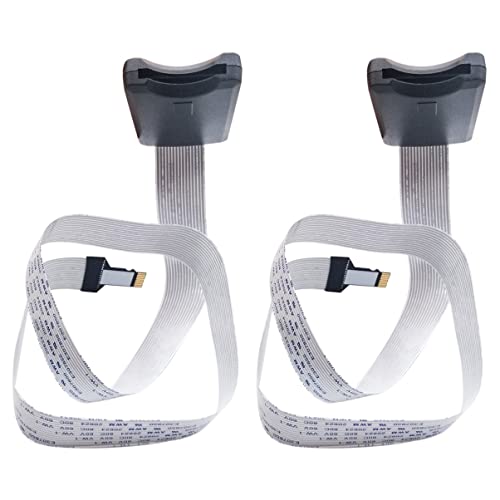 TEHAUX 2pcs Cable cm Extender White Line Card Big Extention Micro Extension Adapter to Small Sd Converter