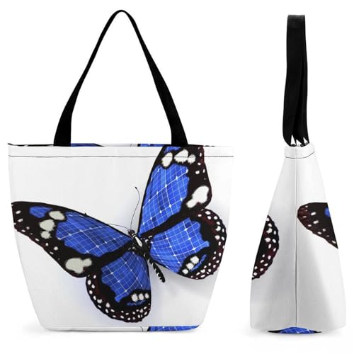 Sac de shopping papillon pour femme grand format voyage