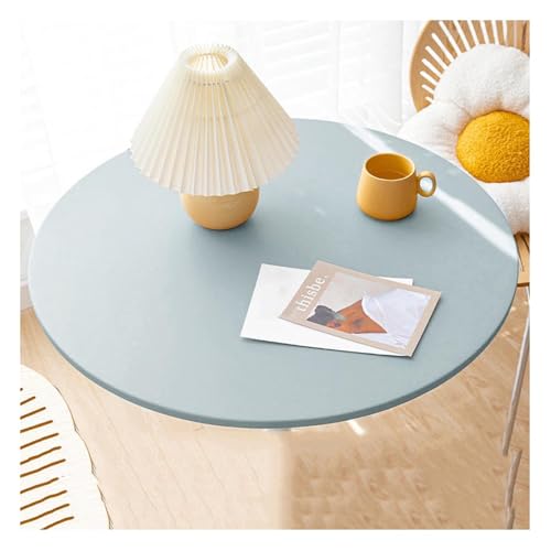 Nappe ronde antidérapante et imperméable en cuir vinyle résistant