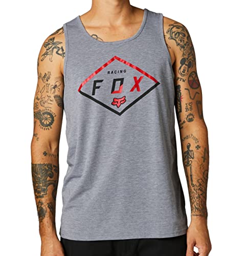Camiseta Fox Racing Badge Tech Tank Top de tirantes para hombre en color negro ajustable