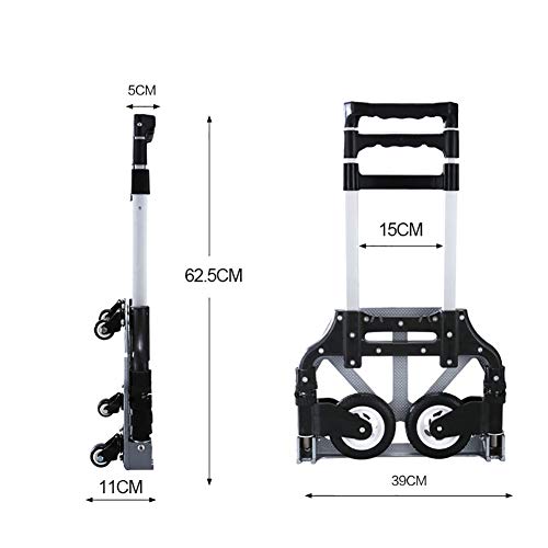 Carrito plegable portátil aluminio hasta 45 kg miniatura 5