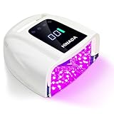 ​HiNADA Professional 96W Rechargeable UV LED Nail Lamp & Cure Light with Smart Sensor - Cordless Fast Curing Gel Polish Dryer for All Gel Types, 4 Timer Modes Portable for Home Salon Travel
