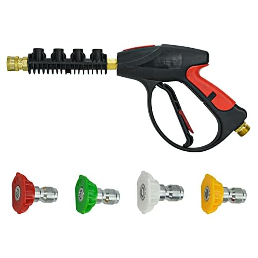 Twinkle Star Pressure Washer Gun, 3000 PSI with 4-Color Pressure Water Washer Nozzles