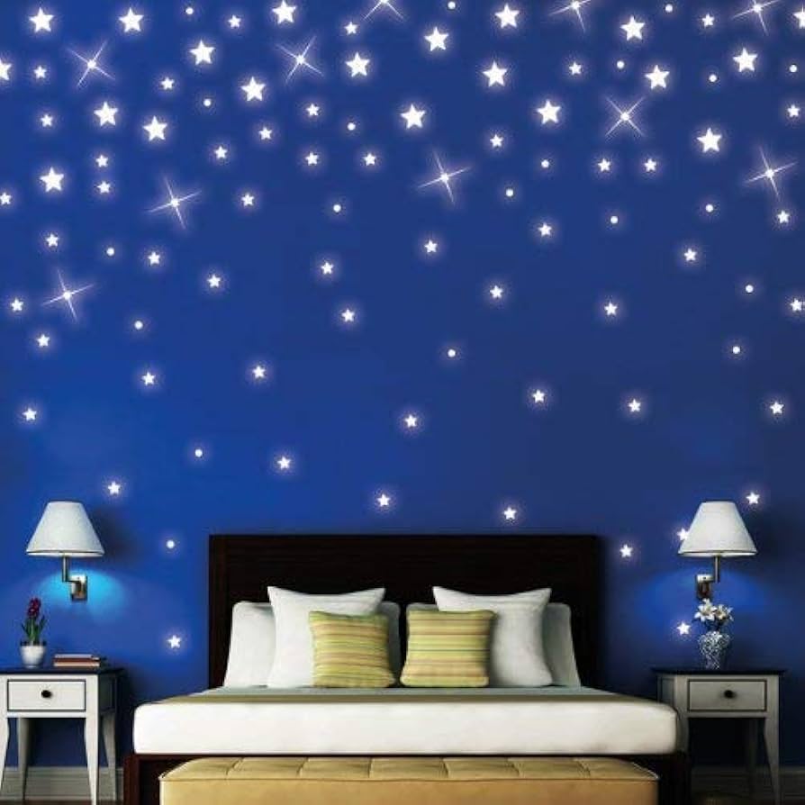 てぃんくる　BLU CIELO STELLATO Cielo Stellato Blu Vettoriali, Illustrazioni e Clipart