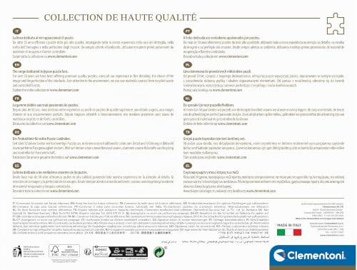 Puzzle 1500 pièces : Survol de Paris Clementoni Puzzles - vue 4
