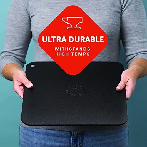 Cast Elegance Premium Steel Pizza Stone And Griddle For Grill And Oven, 13X13 Inch, Square #TOP2