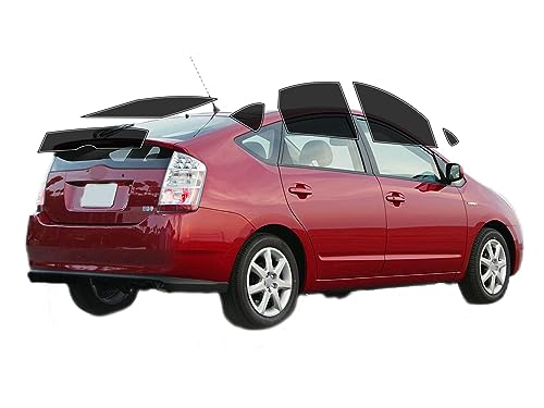 AUTOTEK Precut Windows Tint Film All Sides Cars Sun Blocking Protection Privacy Anti Shatter Glass 2 Ply Film Any Tint Shade kit for Toyota Prius 2004-2009