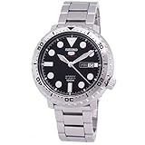 セイコー 5SPORT 5スポーツ ブラック×シルバー 腕時計 メンズ オートマチック SRPC61J1 [クリーニングクロス マイクロファイバー付] [並行輸入品]