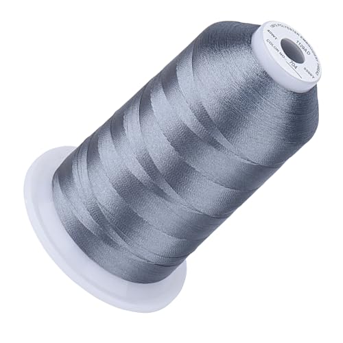 Image of Simthread 5000M 40WT Polyester Embroidery Thread, Color 704 | 5000M 40WT polyester thread feeds smoothly for machine embroidery, monograms, logos, patches and quilting.