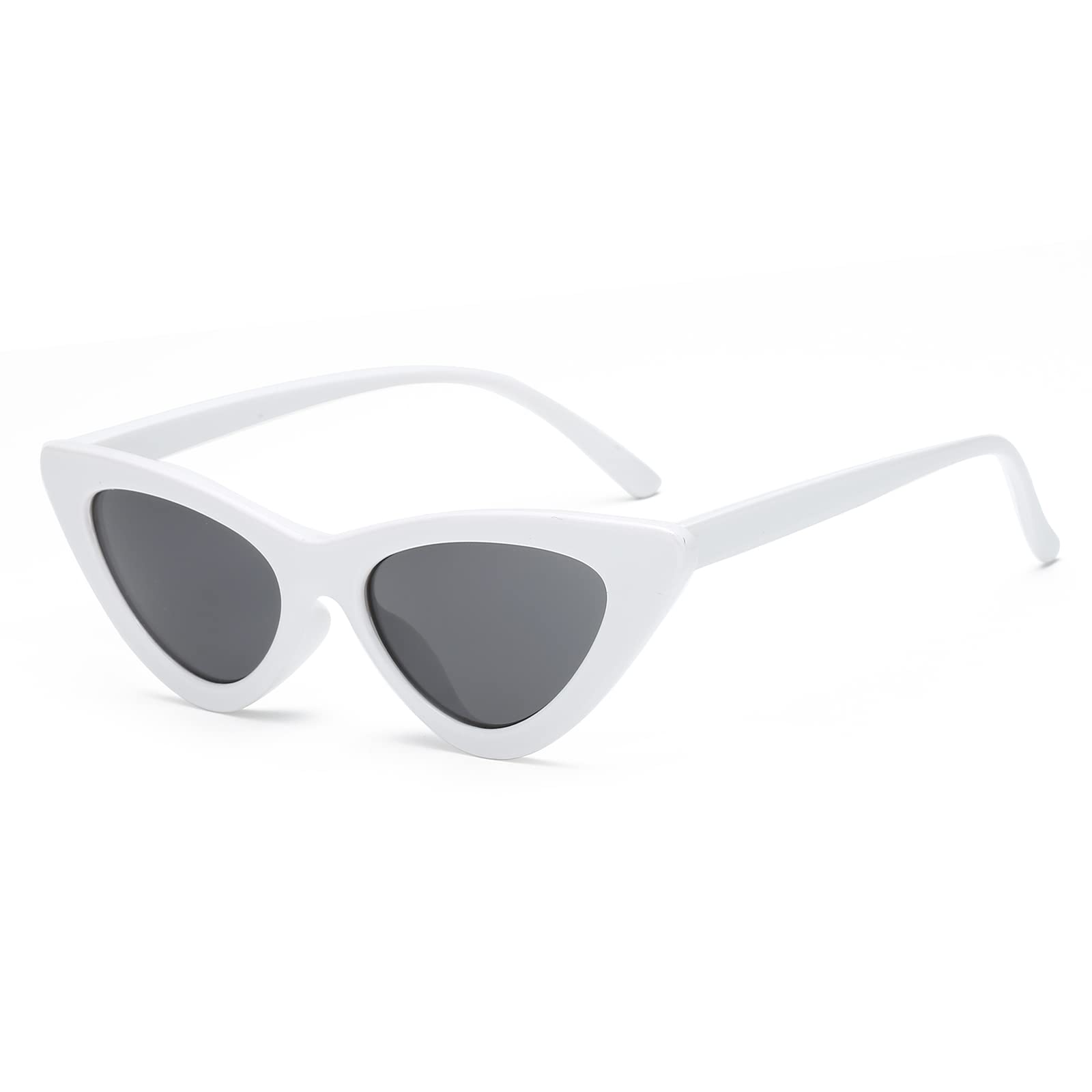 Long Keeper Sunglasses Women Cat Eye Retro Aesthetic UV400 Glasses Party Vintage Cat Shape Triangle Sunglasses for Women