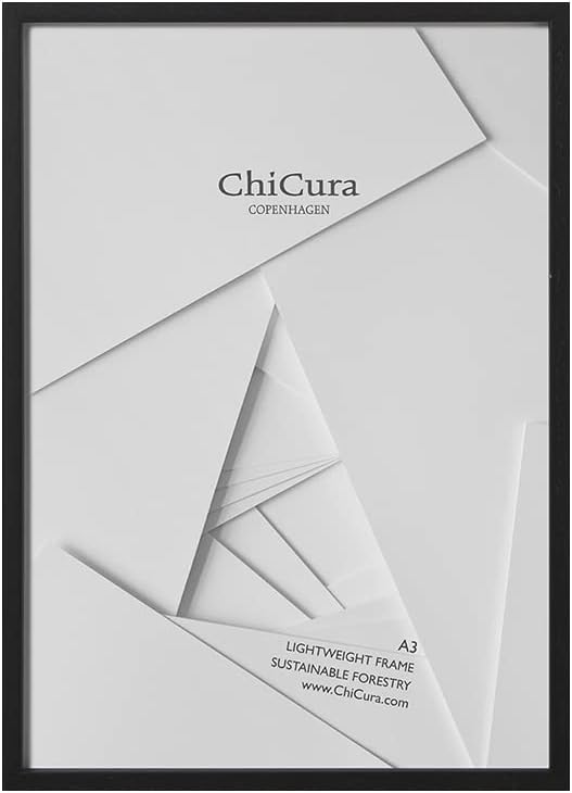 Picture Frame A4 Wood and Glass (Hardwood) | Black DIN A4 Picture Frame 21 x 30 cm Poster Poster Photo Wall Hanging | Photo Frame for Children's Drawings Puzzle Collage | Photo Frames for Wall