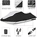 SBU Jet Ski Cover 3 Seats Heavy Duty Waterproof 420D with 2 Air Vent Marine Grade UV Resistant Compatible with Sea Doo GT GTX GTI GTR GTS