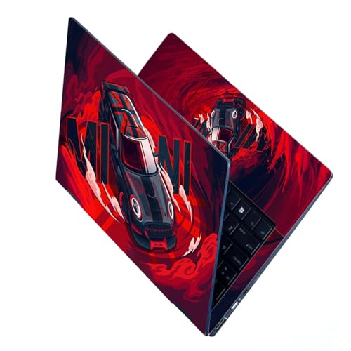 Image of PIXELARTZ Full Body Laptop Skins Sticker Laminated HD Quality Vinyl fits Upto 15.6 inches Compatible with Dell, Lenovo, Acer, HP, Asus -Self-Adhesive (Mini Cooper)