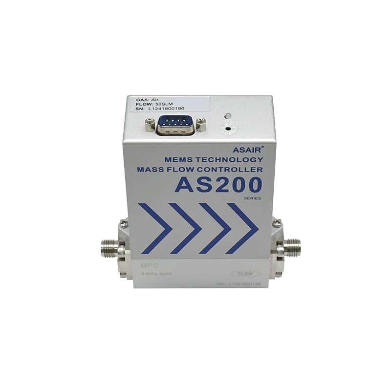 Aluminum Alloy high-Precision Gas Mass Flow Controller air Micro Gas flowmeter AS200B Series