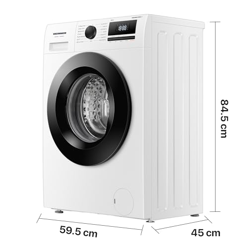 HWM-HME6012IVSMA+++ Voorlader Wasmachine 6 kg – 1200 tpm, Energiezuinige Inverter Motor voor Stil en Duurzaam Gebruik, 15 Wasprogramma’s voor Katoen, Wit Design, 5 Jaar Garantie - Afbeelding 4