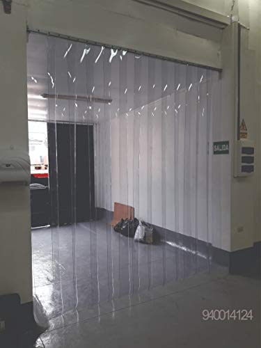 Image of DEWAN SONS Rainproof 4.5 ft x 8 ft, Transparent PVC Sheet 300 GSM Tarpaulin with Grommets and Reinforced Edges, Rain Insulation Sunscreen Balcony Long Life Plant Canopy