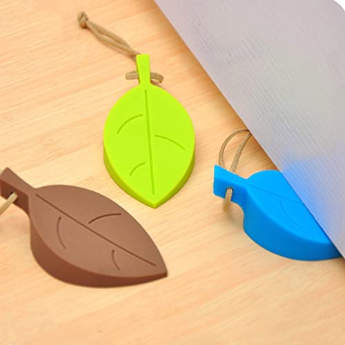 Tope de puerta de silicona anticaídas y protector de seguridad para bebés 4