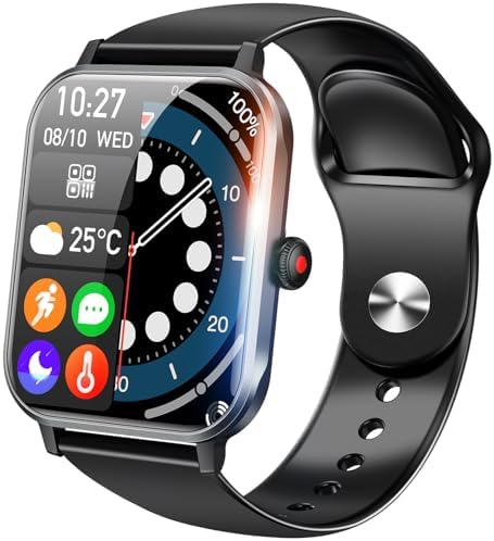 （14:00時点） スマートウォッチ iPhone対応 Android対応 【2025年新モデル・超薄型・超軽量】 2.0インチHD大画面 Bluetooth通話機能付き アイフォン対応 アンドロイド LINE/SMS通知 IP68防水 長時間バッテリー 多種類文字盤 健康管理 音楽再生 活動量計 歩数計 スポーツモード レディース メンズ スポーツウォッチ Smart Watch