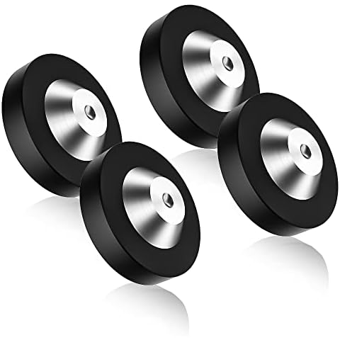 Tertullus 4 Stück Unterlegscheibe für Spikes Lautsprecher Shock Base Pad Shock Absorber Spikeuntersetzer Isolierung Füße Mat für Lautsprecher Spikes Boxen (pad-49×13) Cover