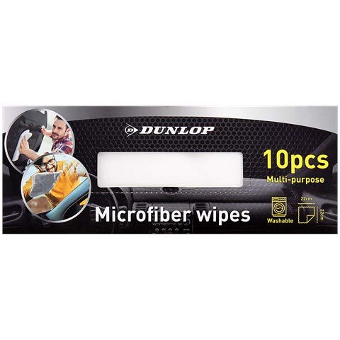 Dunlop Microvezeldoek - 1200gsm, Zwart/Geel