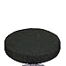 Stołek Okładki Wodoodporna Stołek Pokrywy Okrągłe Włókno Włókno Pogrubione 2cm Gąbka Poduszka Bar Stolec Do Drewnianego Stołka Metalowego(Size:Diameter 40cm,Color:Czarny)