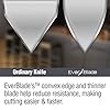 Ontel EverBlade Self Sharpening Professional Chef Knife, Deluxe Edition with Non-Stick Surface, German Steel Kitchen Knife in Knife Block with Convex Edge for Easy Slicing, Versatile & Durable #3