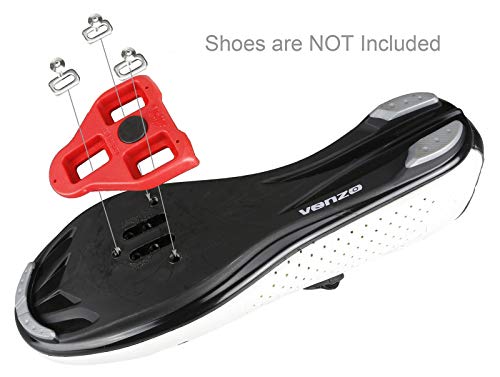 Image of CyclingDeal Bike Cleats Compatible with Peloton & Look Delta - Indoor Cycling & Road Bike Bicycle Cleats Set - Compatible with Indoor Exercise Bikes Pedals & Shoes