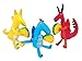 MerryMakers Dragons Love Tacos Mini Doll Set, Set of 3, 4.5 to 5.5-Inches Each