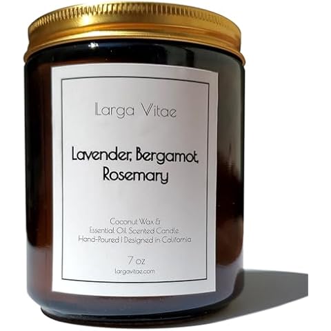 Larga Vitae Lavender Aromatherapy Candle Cover