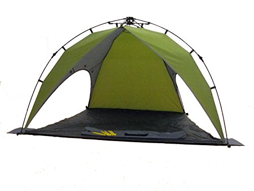 Genji Sports Star Canopy Instant Beach Sun Shelter, Green/Beige, One Size #TOP3