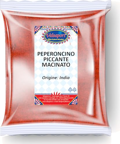 Peperoncino Piccante Macinato 100% Naturale - Busta da 1000g |