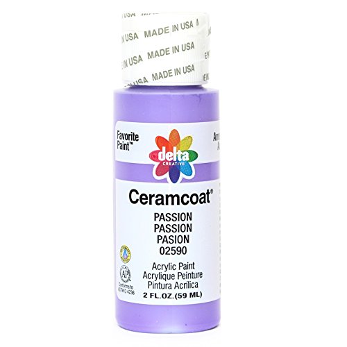 Delta Creative Ceramcoat Acrylic Paint in Assorted Colors (2 oz), 2590, Passion