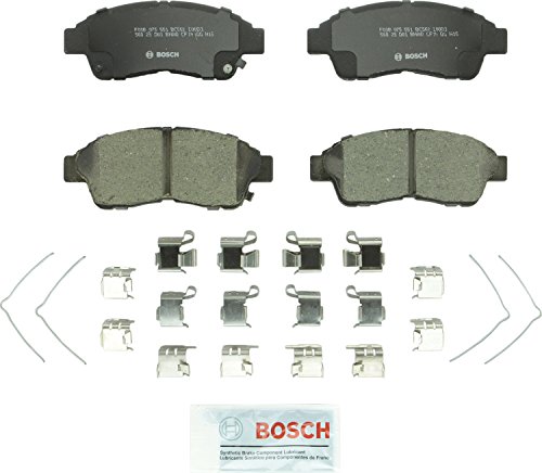 BOSCH BC562 QuietCast Premium Ceramic Disc Brake Pad Set - Compatible with Select Geo Prizm; Toyota Camry, Celica, Corolla, RAV4; FRONT