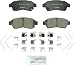 Bosch BC562 QuietCast Premium Ceramic Disc Brake Pad Set For: Geo Prizm; Toyota Camry, Celica, Corolla, RAV4, Front
