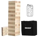 Outdoor Games Large Wooden Tower Stacking Game - 54...