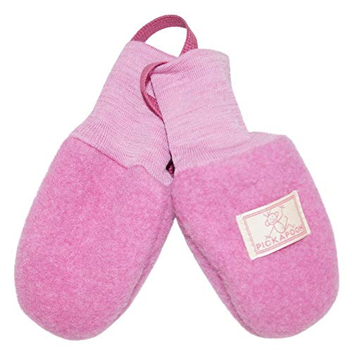 PICKAPOOH Baby und Kinder Fäustel aus Bio-Wollfleece Rose Gr. 3 (bis 4 Jahre) Cover