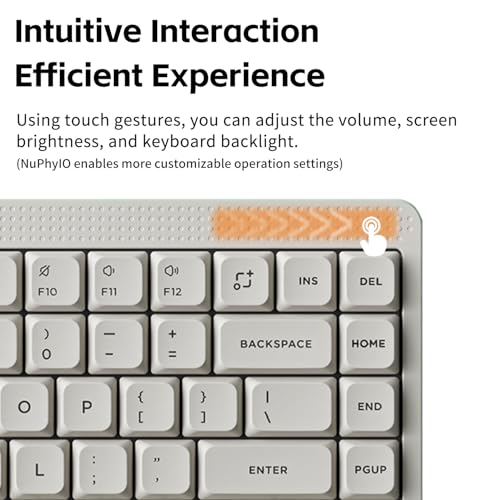 Clavier mécanique profil bas nuphy Node75 pour soulager les poignets - 4