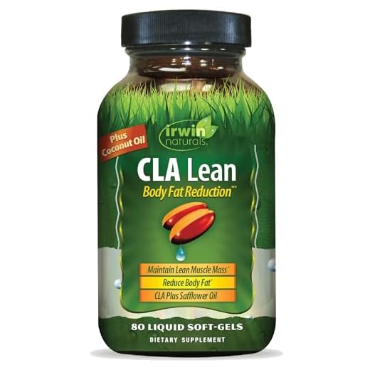 Irwin Naturals CLA Lean Body Fat Reduction CLA Supplement 80 Softgels