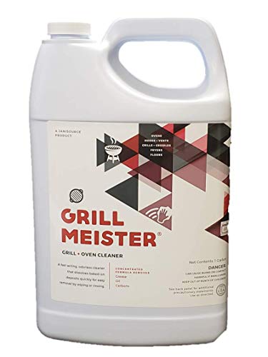 Jani-Source GrillMeister Grill, Grate & Oven - Heavy Duty Cleaner/Degreaser,1 Gallon
